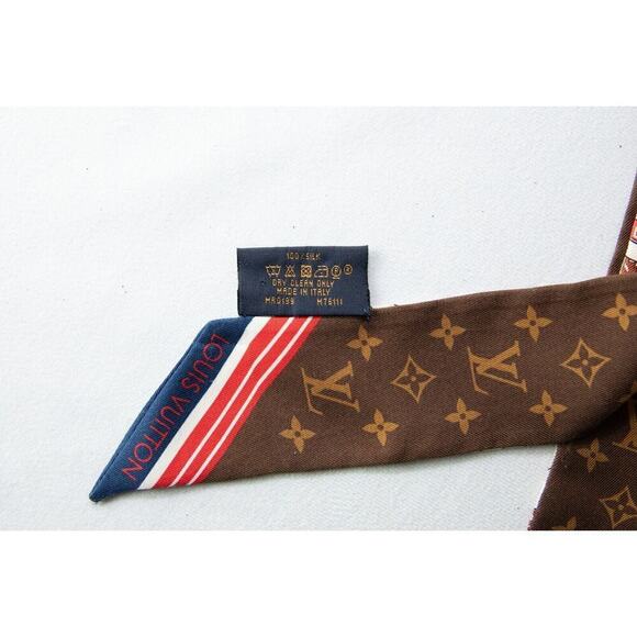 Louis Vuitton *RARE* Silk Bandeau Prive BB Beige MR0199 - Picture 4 of 6